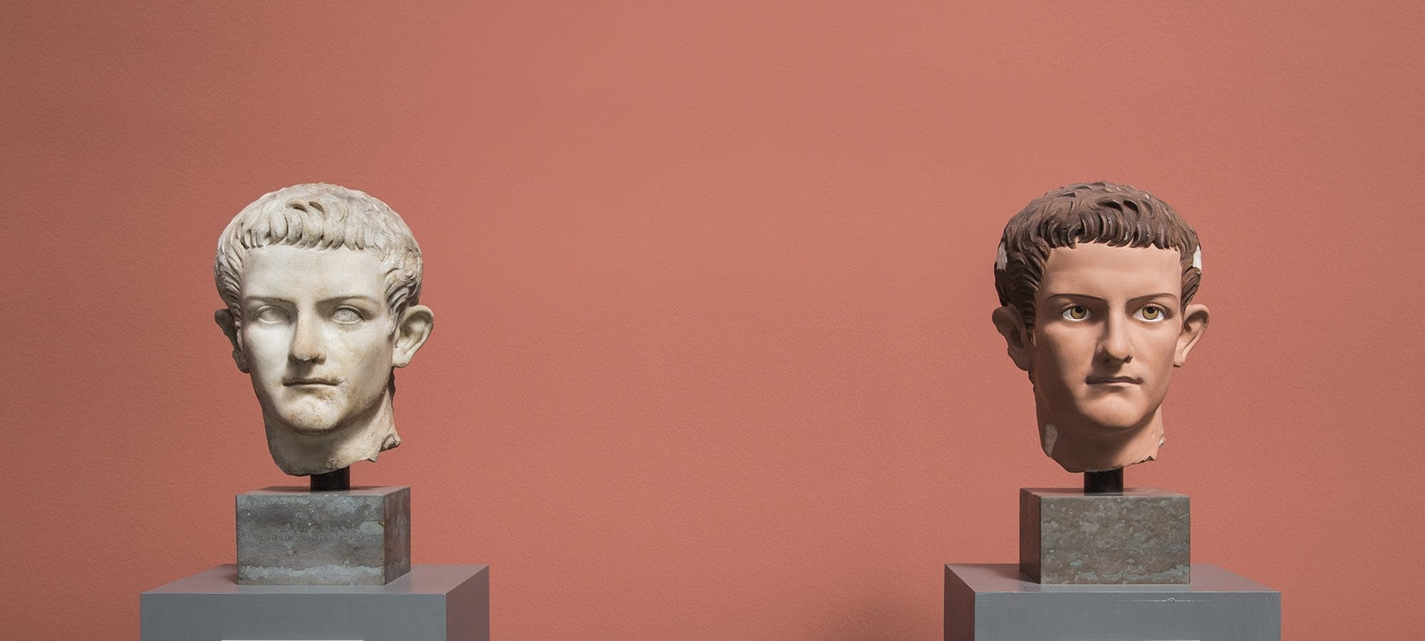 To antikke skulpturer på Glyptoteket