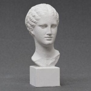 Head of Young Girl plaster cast