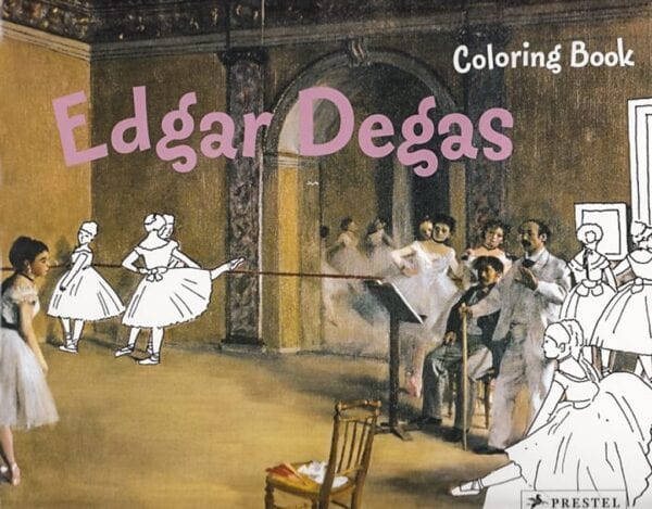 Edgar Degas malebog coloring book