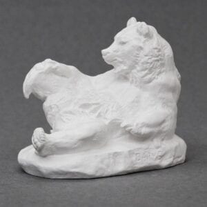 Bear Barye plaster cast