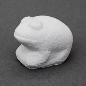 Frog egyptian plaster cast
