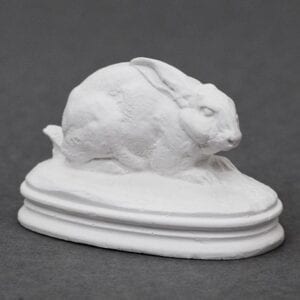 Hare Barye plaster cast