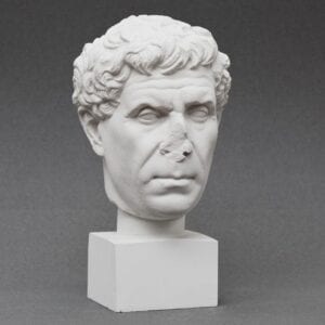 Roman Poet plaster cast