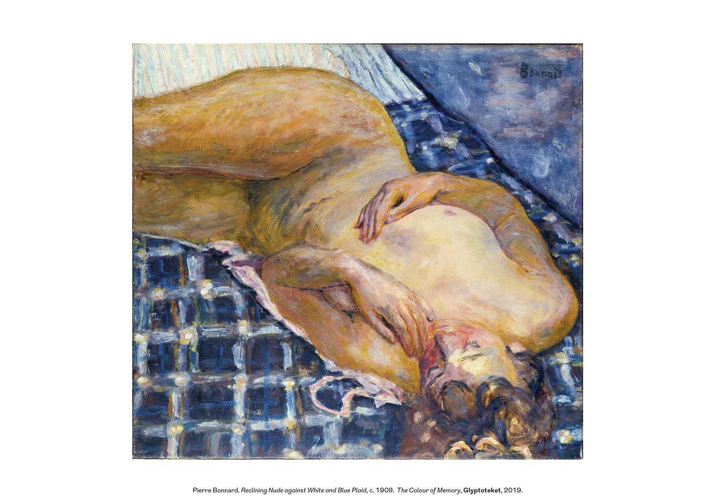 Pierre Bonnard print Reclining Nude