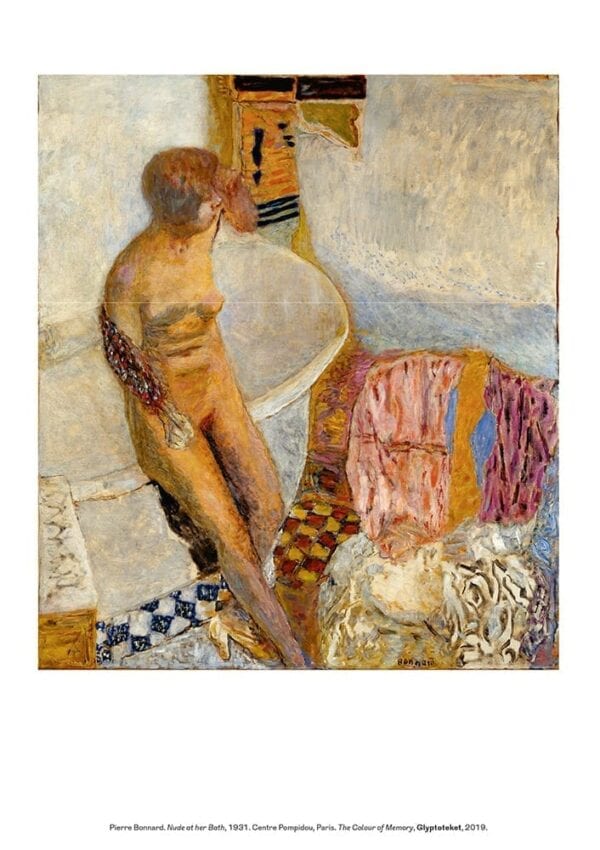 Pierre Bonnard Print. Nude at Her Bath