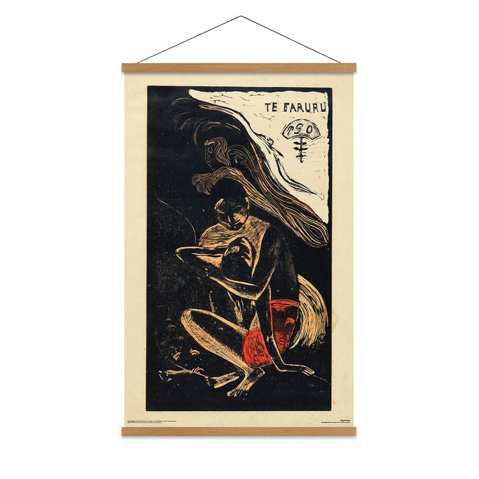 Gauguin canvas poster. Here we make love, smallimage