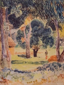 Gauguin print Landskab landscape