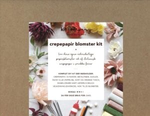 crepepapir blomster kit Glyptoteket