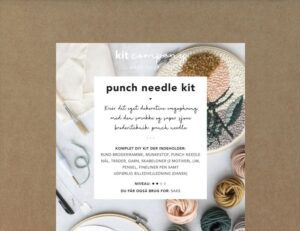 Punch needle kit Kit Company Glyptoteket